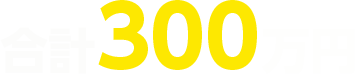 合計300万円